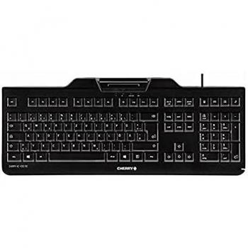Cherry KC 1000 SC Tastiera USB AZERTY Belga Nera