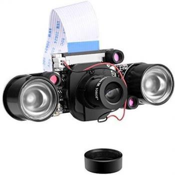 Longruner Raspberry Pi 4 Telecamera IR-Cut 5MP