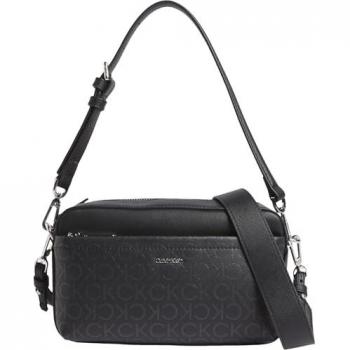 Bolso Monograma CK Bandolera Gris Oscuro