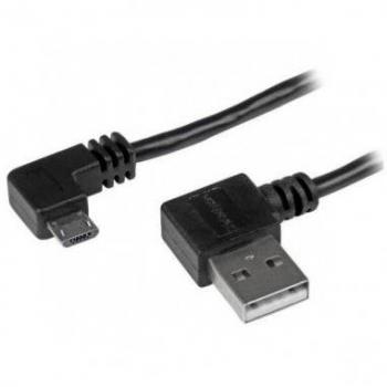 CABLE STARTECH USB 2.0 A MACHO / MICRO USB B MACHO 2M ACODADO