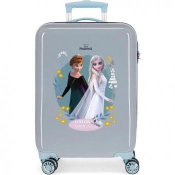 Joumma Bags. Maleta Frozen Follow Your Dreams rígida gris -38x55x20c
