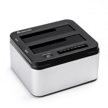 Salcar USB 3.0 Non in Linea Clone Docking Station 2-bay