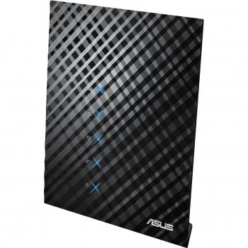 Asus RT-N14U Wireless N300 Mbps Router with 5 Fast Ethernet RJ45 Ports (1 WAN), 1 USB 2.0 Port, Black/Anthracite