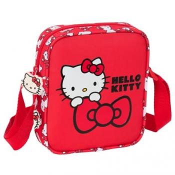 Bolso Bandolera Hello Kitty Iconic Rojo 16x18x4 cm