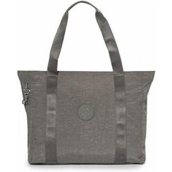 Kipling ASSENI Bolsa de Tela y Playa, 49 cm, 20 Litros, Verde (Seagrass)