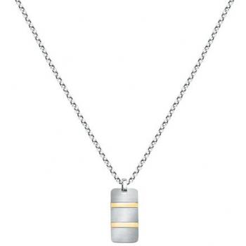 Sector No Limits Basic Colgante Hombre de Acero, esmalte, IP oro amarillo