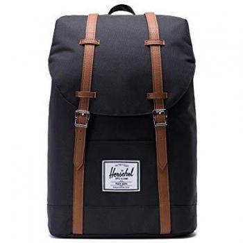 Mochila Herschel Retreat 10066-00001, Unisex, color negro