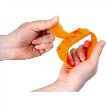 Pulsera de Identificación para Vacuno Naranja 37 x 3,8 cm