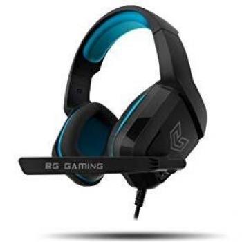 BGRadar Gaming Headset con Microfono, Nero e Blu