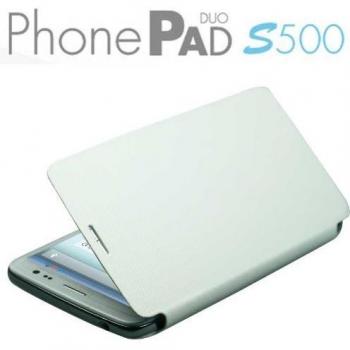 Mediacom M-S500FC Cover Duo Bianca per Telefono S500