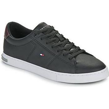 Tommy Hilfiger Hombre: Zapatillas Esenciales Vulcanizadas de Cuero