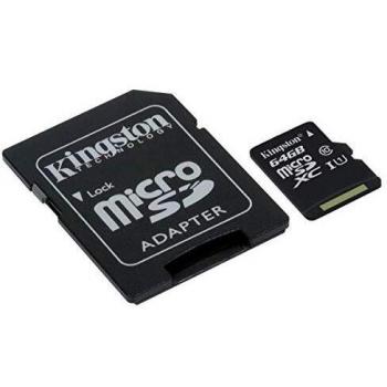 Scheda di memoria SDCS/64GB microSDXC Kingston Canvas Select 64GB