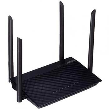 Asus RT-AC57U Dual-band Wireless-AC1200 Gigabit Router 802.11n, 300 Mbps (2.4GHz) USB printer Server / File sharing / 3G & 4G sharing