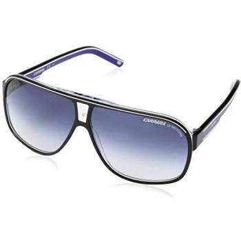 Carrera Grand Prix 2 08 T5C Gafas de Sol, Negro (Black Crystal Blue/Dark Blue Gradient), 64 Unisex Adulto