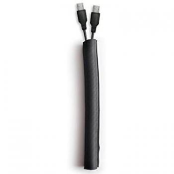 M Universal Cable Sock Self Wrapping 40mm Black 25m