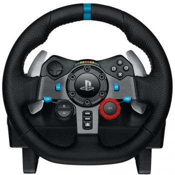 Logitech G G29 Nero USB 2.0 Sterzo + Pedali Analogico PC, PlayStation 4, Playsta