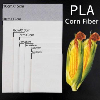 Bolsitas de té biodegradables de fibra de maíz, 1000 piezas