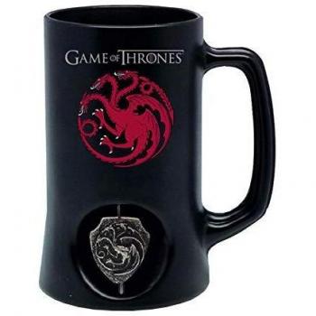 SD toys Juego de Tronos Jarra de Cerveza 3D Rotating Targaryen Black