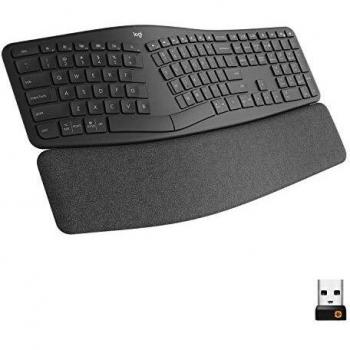 Logitech Ergo K860 tastiera RF senza fili + Bluetooth US International Grafite