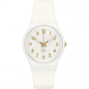 Reloj Swatch White Bishop con correa de silicona blanca
