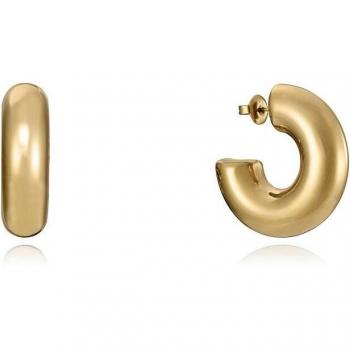 Pendientes Viceroy Fashion de acero e ip dorado de criolla para mujer