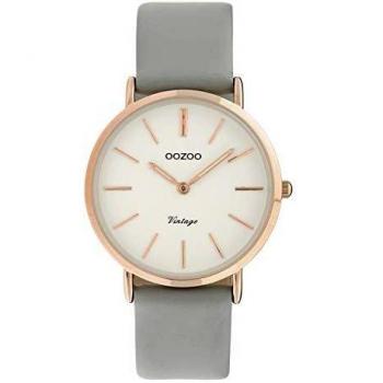 Reloj OOZOO Vintage Gris/Blanco C9975 (32 mm)
