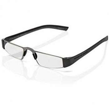 Diseño Porsche P8801 Gafas de Hombre en Metálico Armado, Plata 48 mm, Potencia +2,50