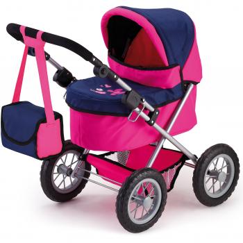 Carrito para Muñecas Reig Trendy Classic Fucsia 45 cm