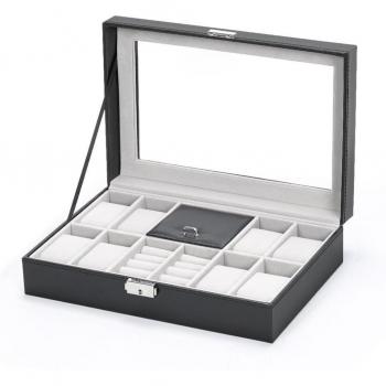 Caja organizadora de relojes de 6/10/12 rejillas