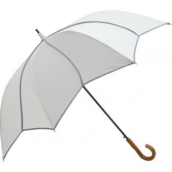 Paraguas Floral Azul Gris