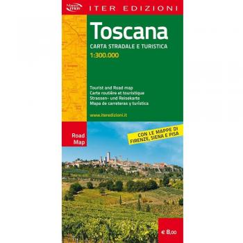 Toscana. Carta stradale e turistica 1:300.000. Ediz. italiana, inglese, francese, tedesca e spagnola