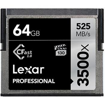 Lexar 64GB 3500x Pro CFast – Scheda Compact Flash di Alta Velocità