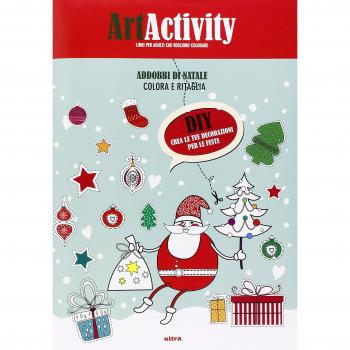 Art activity. Addobbi di Natale. Colora e ritaglia