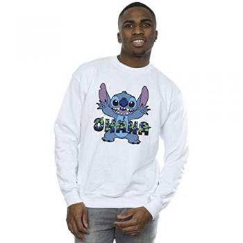 Lilo y Stitch Ohana: Sudadera Azul XXL con Falla