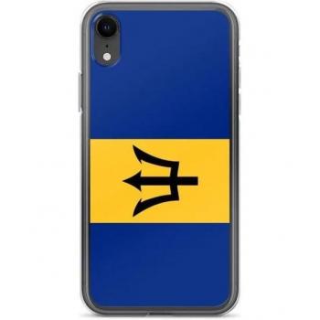 Bandera de Barbados para iPhone XR – Funda de silicona blanda con protección anti golpes