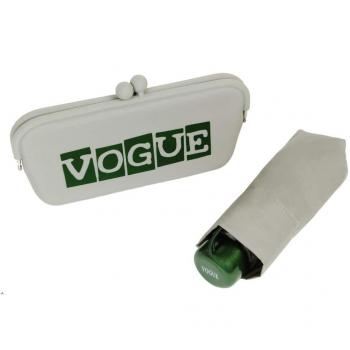 Paraguas Vogue con Protección Solar y Estuche Clutch