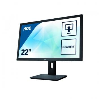 AOC E2275PWJ Monitor Full HD 21.5 Nero con Tecnologia TN