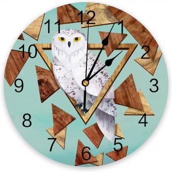 Reloj de Pared Búho Nevado Digital