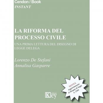 La riforma del processo civile. Una prima lettura del disegno di legge delega
