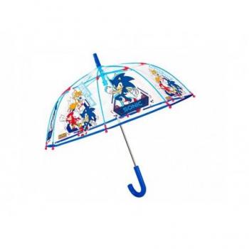 Paraguas Perletti infantil de vidrio transparente con cubierta Sonic