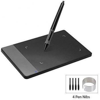 Huion 420 Nero 4‑in‑2.23 OSU! Tavoletta Grafica per Disegno