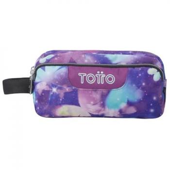 Estuche de bolsillo glitter Star Butterfly en tonos morado