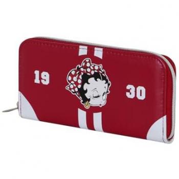 Billetera Esencial Betty Boop Varsity, Burdeos