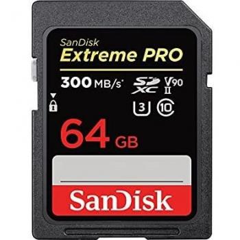 SanDisk Extreme PRO 64GB SDXC UHS-II Classe 10, V90, U3