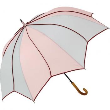 Paraguas Floral Grande Gris Claro Chinoiserie