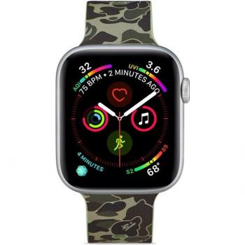 Correa de Silicona Reemplazo Apple Watch Banda Floral 44mm