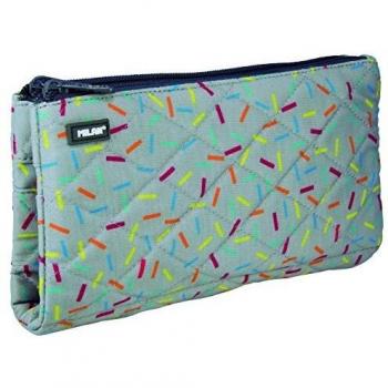 Estuche Milan Chips, 22 cm, Gris