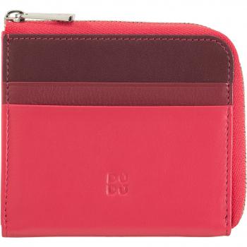 Cartera pequeña de hombre de piel con cremallera