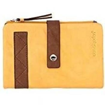 Don Algodón Cartera Monedero Billetero Tarjetero Cuero Mujer Mostaza