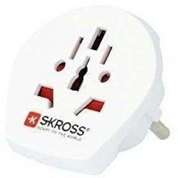 Adaptador de viaje Segula para Europa, color blanco